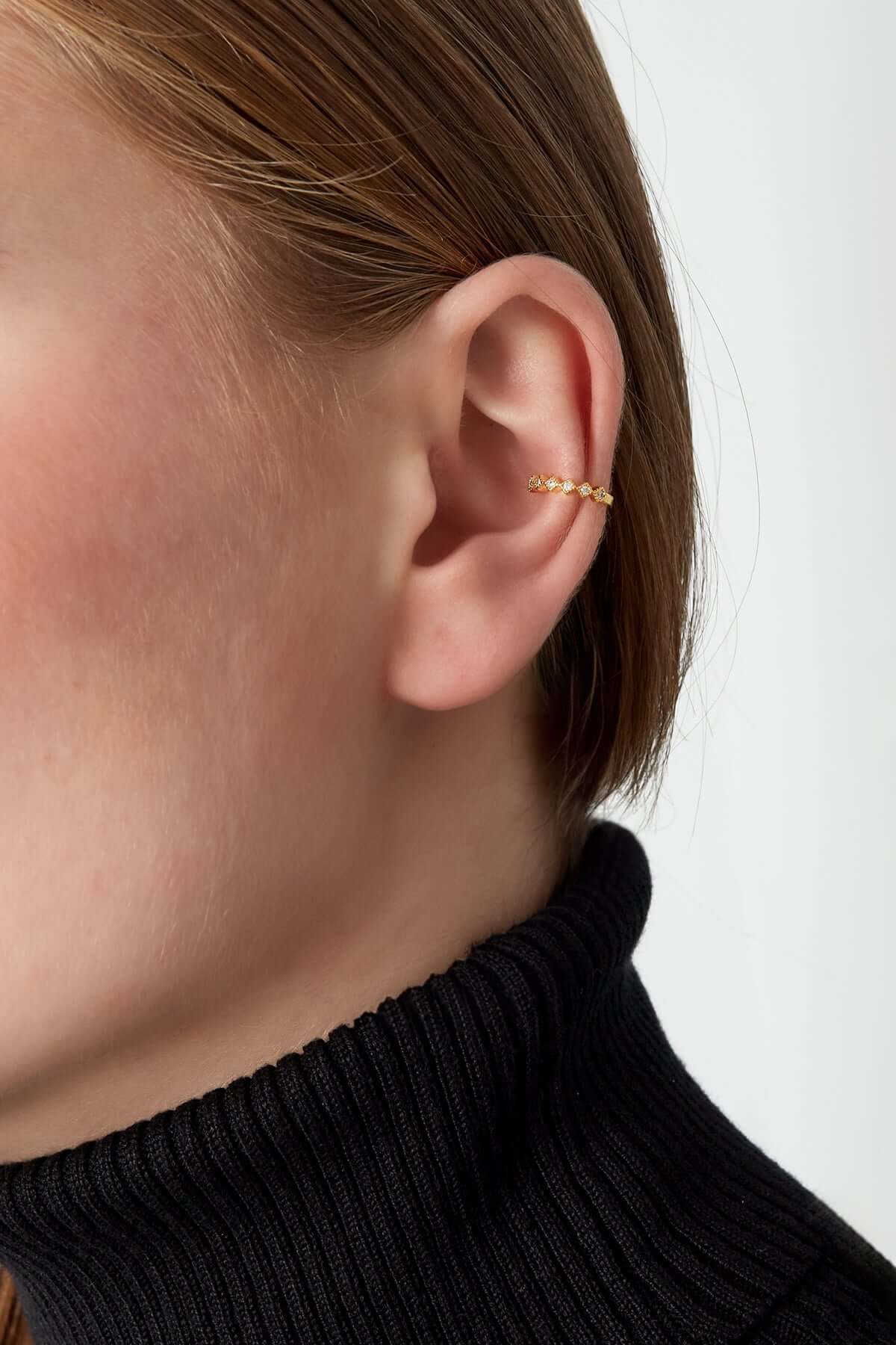 OHRSTECKER SHINE SILBER
