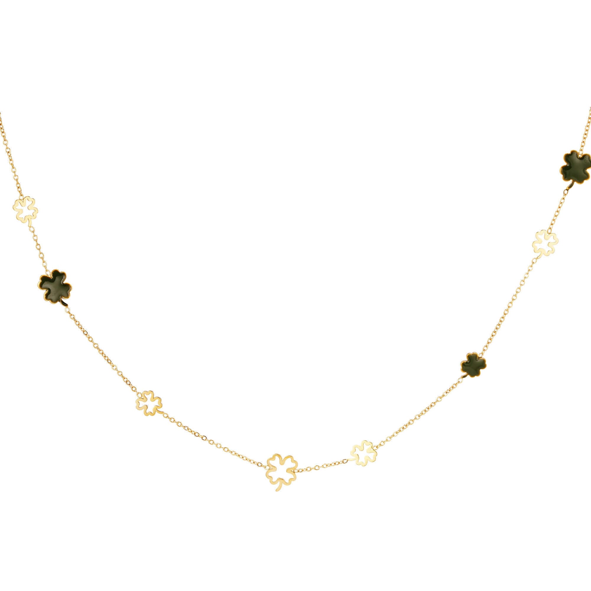 HALSKETTE KLEEBLATT GOLD