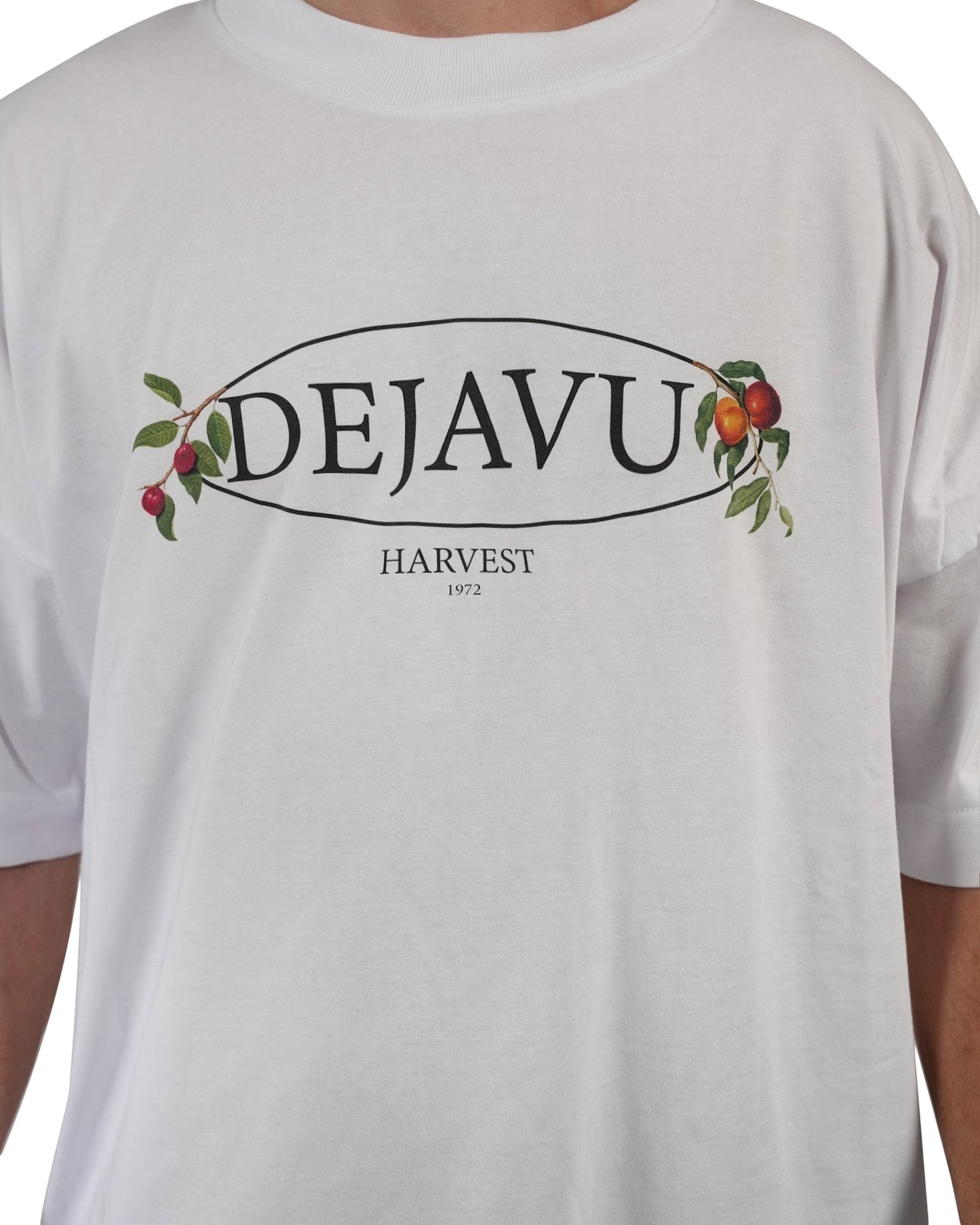 DEJAVU HARVEST LOGO TEE WHITE