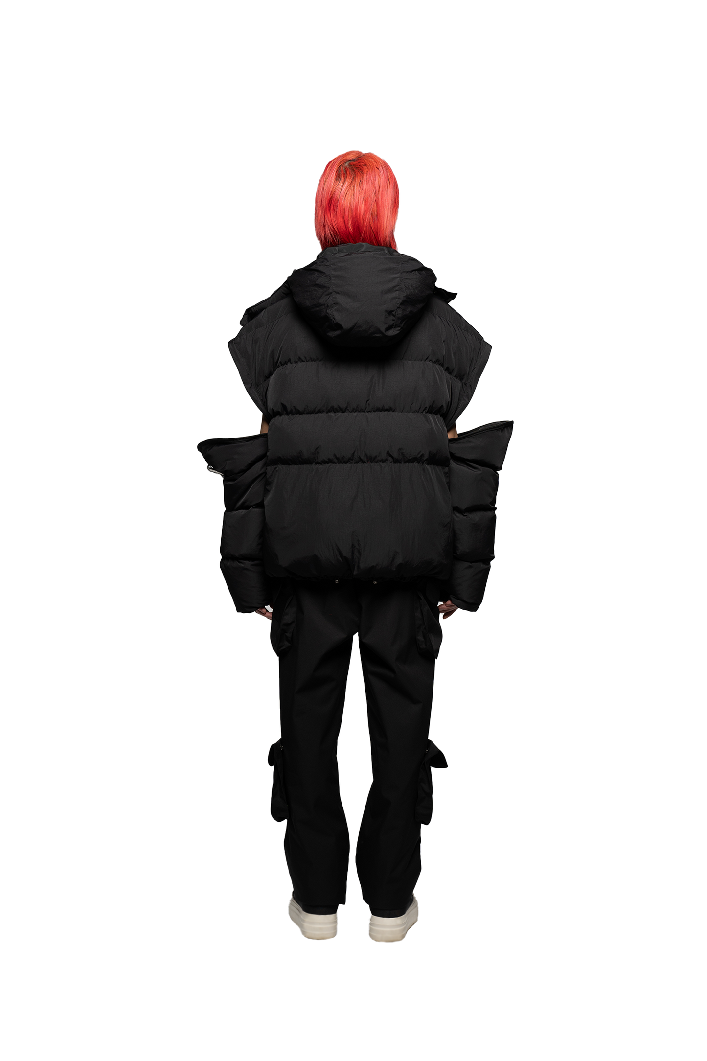 Functional  Puffer Vest/Jacket - Black