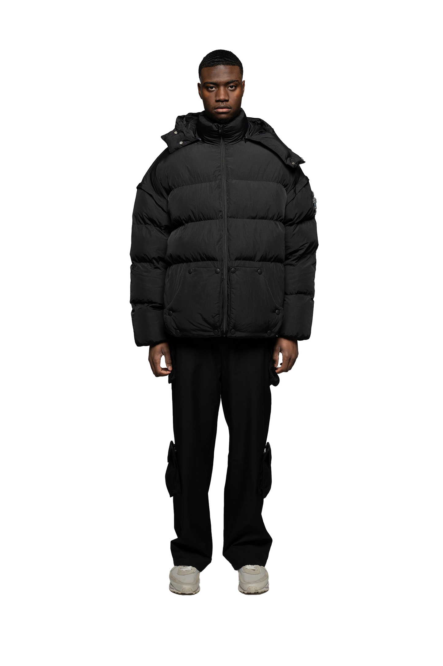 Functional  Puffer Vest/Jacket - Black