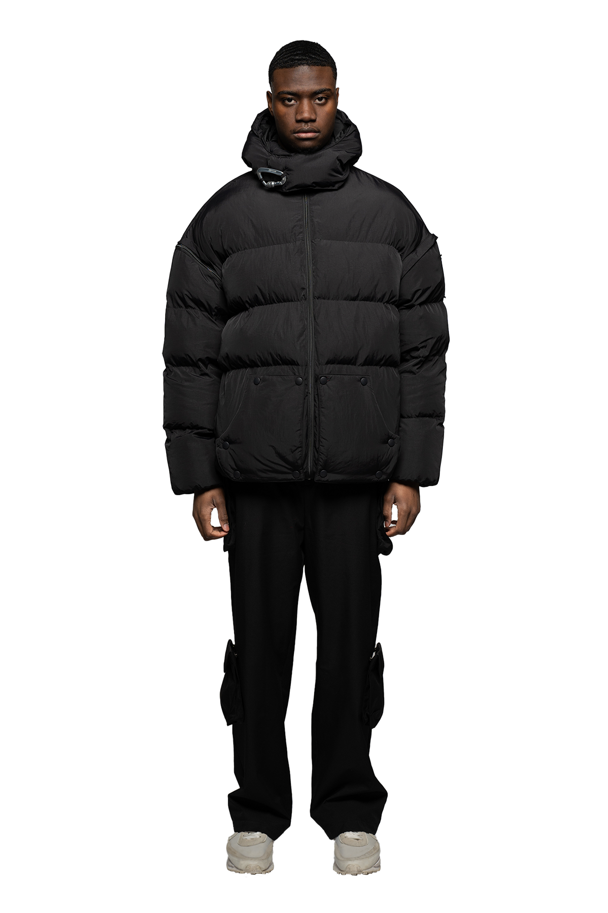 Functional  Puffer Vest/Jacket - Black