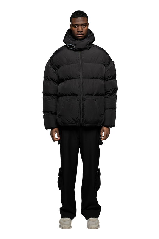 Functional  Puffer Vest/Jacket - Black