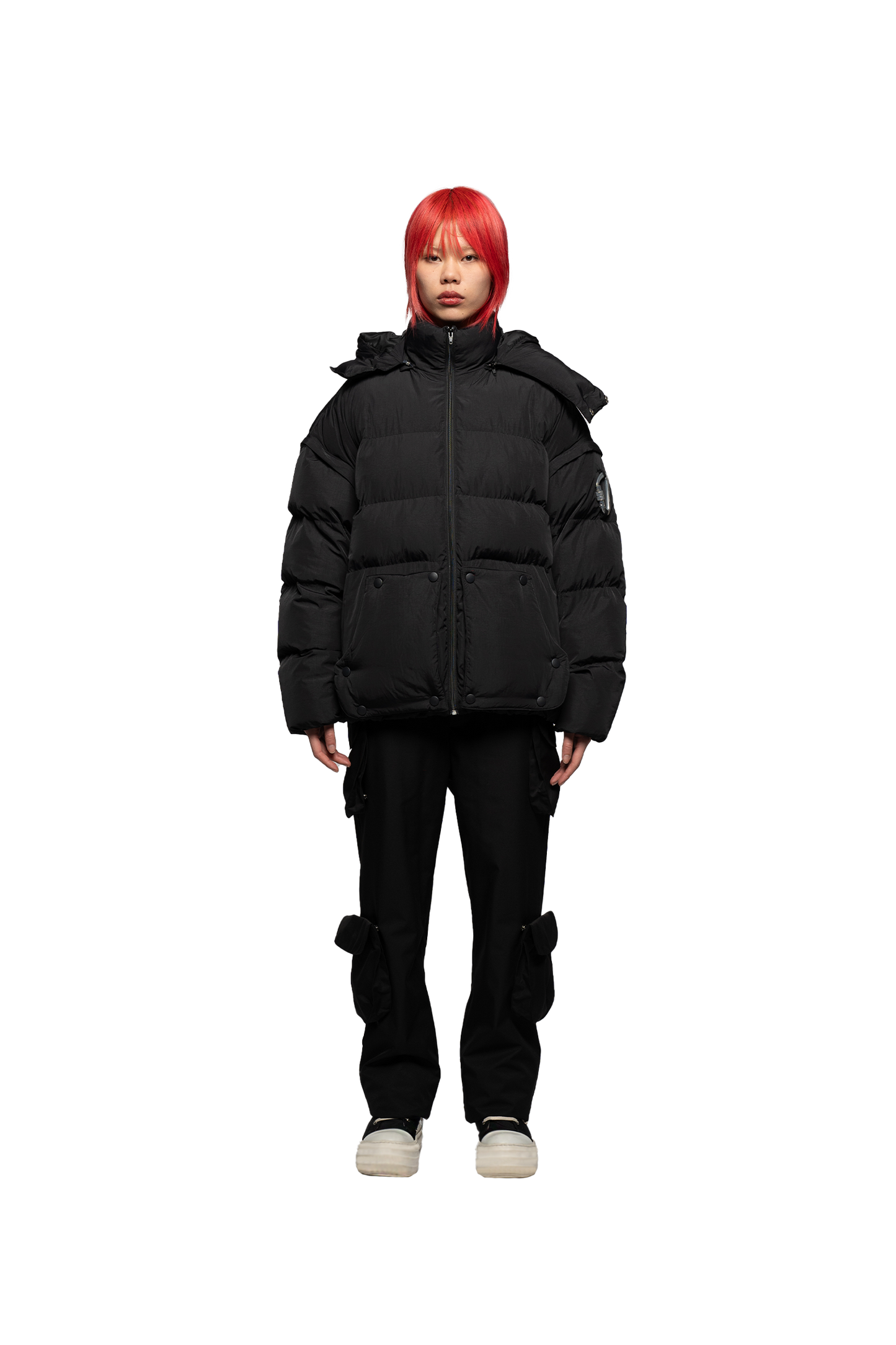 Functional  Puffer Vest/Jacket - Black