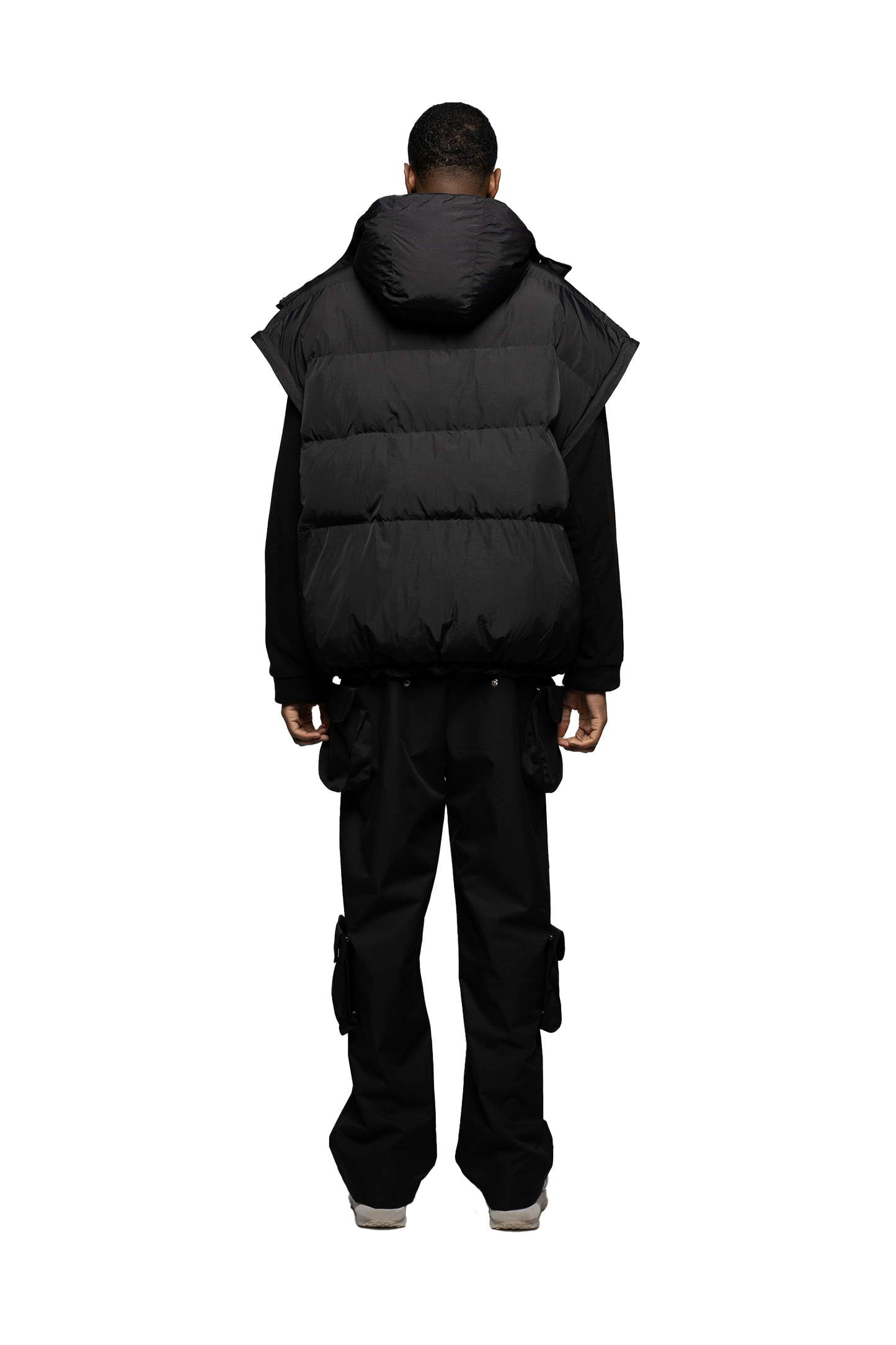 Functional  Puffer Vest/Jacket - Black