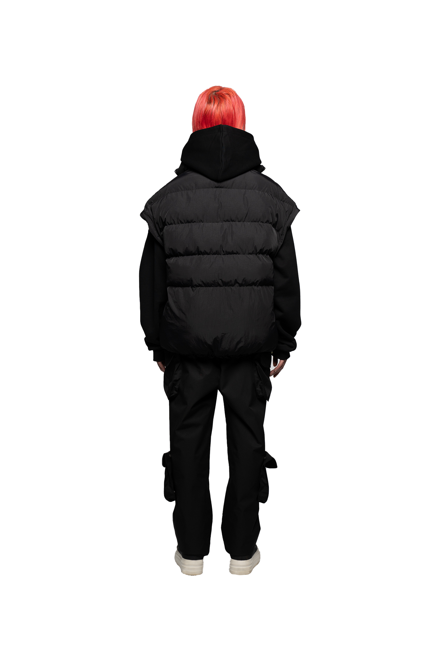 Functional  Puffer Vest/Jacket - Black