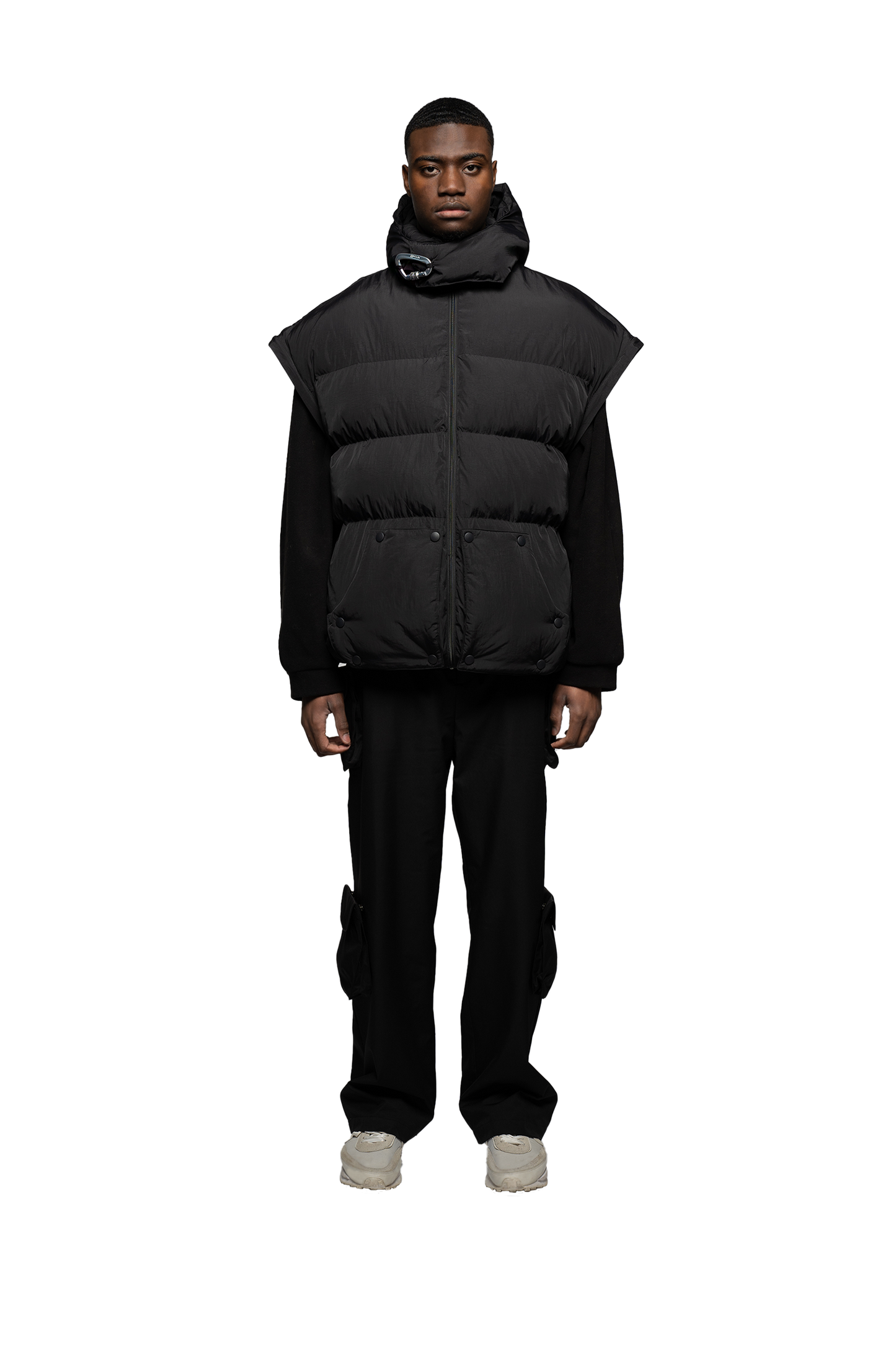 Functional  Puffer Vest/Jacket - Black